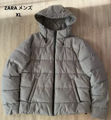 새상품급 ZARA 자라 남성용 체크 무늬 다운 자켓