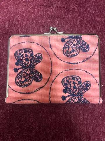 나비 무늬 핸드메이드 가마구치 멀티 케이스