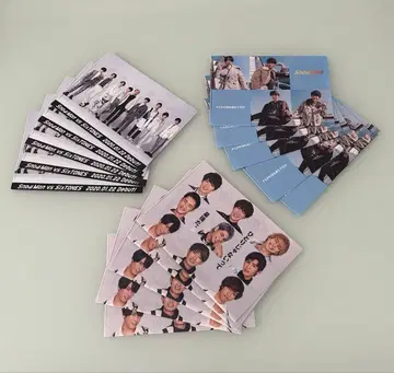 SnowMan CD 특전 미니 파일 클리어 파일 15개 세트