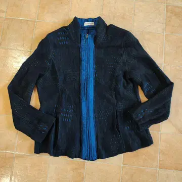 NONA 긴팔 가디건 사이즈 11 블랙 파랑