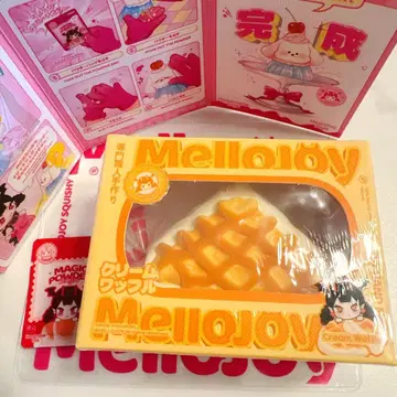 새상품 mellojoy 크림 와플 삼각형