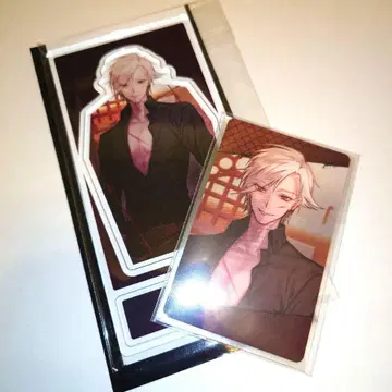 잘생긴 남자 빌런 / 윌리엄 / 아크릴 스탠드 / 트레이딩 카드 1