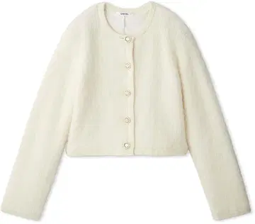 스나이델 SNIDEL 퍼라이크 니트 자켓