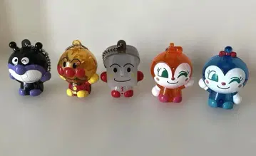 5체 세트 호빵맨 반짝반짝 스위치 마스코트 시리즈 캡슐 토이