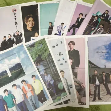 아라시 5 x 20 광고 세트 요미우리 신문 11개월분