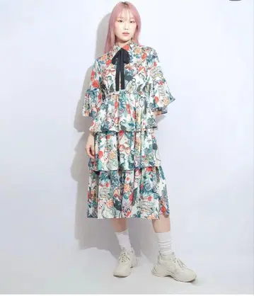 안도 엘르시 타투 원피스