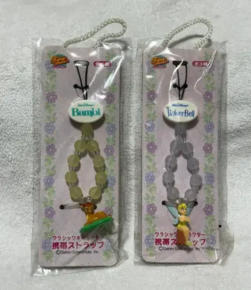 디즈니 밤비 팅커벨 클래식 캐릭터 핸드폰 스트랩