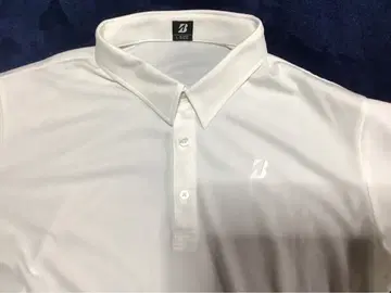 브릿지스톤 L 사이즈 화이트 피케 셔츠