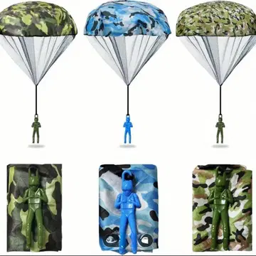 카모플라쥬 파라슈트와 인형 세트