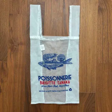 브리지트 타나카 Brigitte Tanaka 물고기 자수 에코백