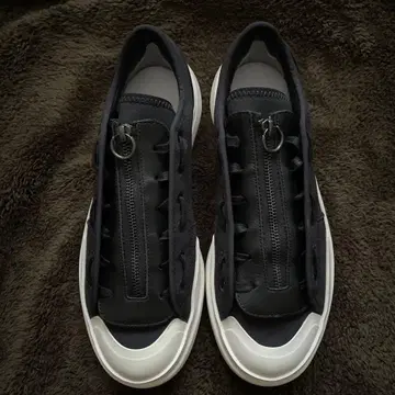 Y-3 블랙 스니커즈 지퍼