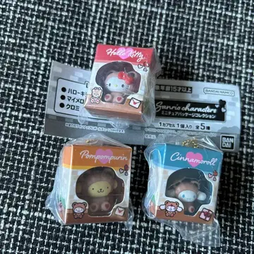 산리오 미니어처 패키지 컬렉션 키티 푸딩 시나몬 가챠