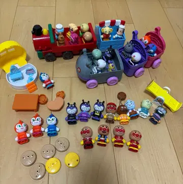 호빵맨 타운 인형 SL맨 다다단단 묶음