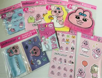 빤쮸토끼 8점 지퍼 케이스 지퍼 달린 봉투 씰 코드 홀더