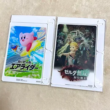 아크릴 보드 커비의 에어 라이더 젤다의 전설 봉인전기 북오프 혜택