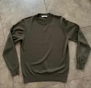 [ UNITED ARROWS ] 하이 게이지 크루넥 니트 S