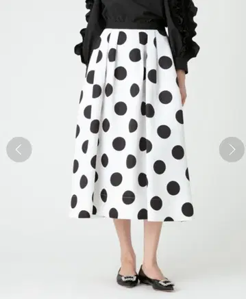 [ LOULOU WILLOUGHBY ] 빅 도트 스커트