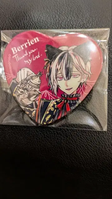 악마고양이 난자타운 하트 캔뱃지 벨리안