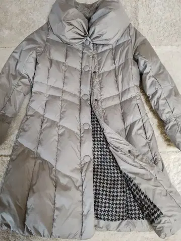 style ravie 다운 90% 롱 코트 여배우 옷깃