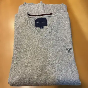AMERICAN EAGLE 그레이 V넥 스웨터 XL