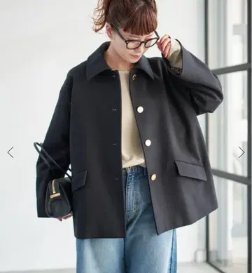 블랙 울 자켓 사이즈 34