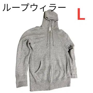 루프 휠러 후드티 그레이 L 사이즈