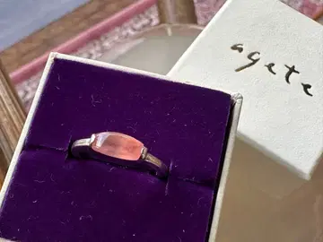 agete silver 핑키링