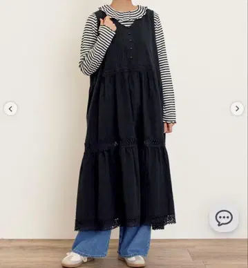 새상품 레이스 티어드 슬리브리스 원피스