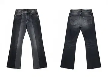 그레이 부츠컷 데님 플레어