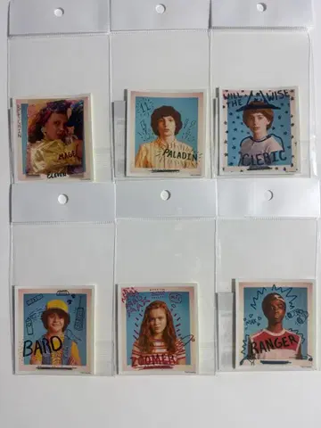 스트레인저 싱스 미지의 세계 다이컷 스티커 스티커 6매