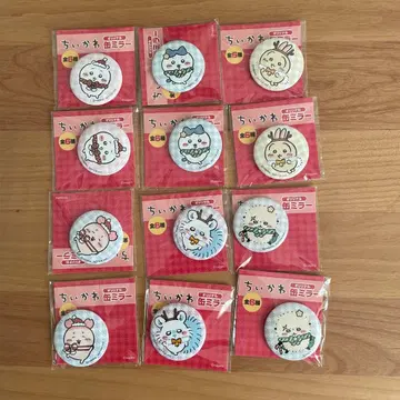 세븐일레븐 치이카와 (먼작귀) 캔 거울 컴플리트 세트 각 2개