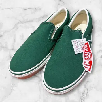 VANS 그린 슬립온 새상품 미사용