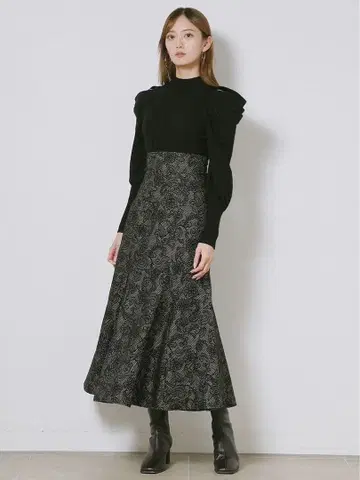 SNIDEL 스나이델 헤엄 플레어 머메이드 스커트