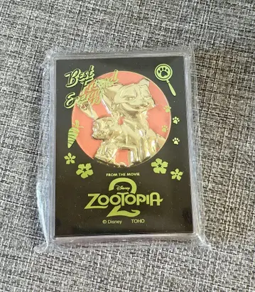 새상품 주토피아2 메달 굿즈 닉 주디