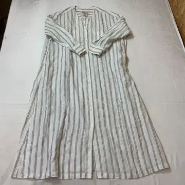저널 스탠다드 레사쥬 린넨 스트라이프 셔츠 원피스 38