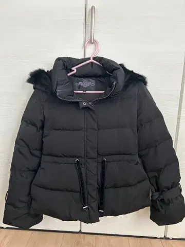 RUIRUE BOUTIQUE 블랙 다운 자켓