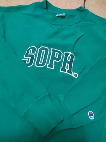 Champion Reverse Weave SOPH. L 사이즈 그린