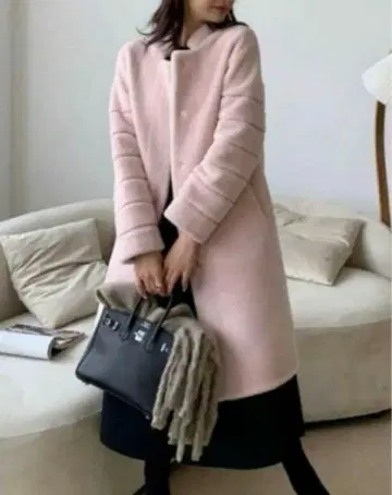 BIRTHDAYBash 완판 핑크 긴팔 코트