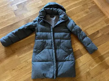 23구 그레이 롱 다운 자켓 38