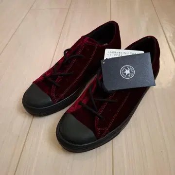 CONVERSE 버건디 벨벳 스니커즈