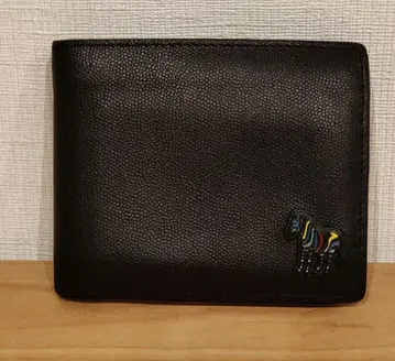 폴스미스 PAUL SMITH 접이식 지갑 블랙 제브라