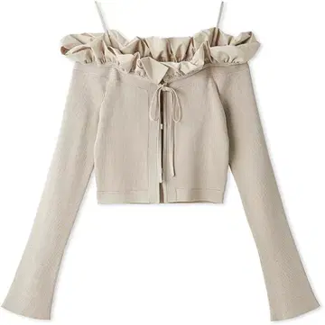 스나이델 SNIDEL 프릴 오프숄더 풀오버