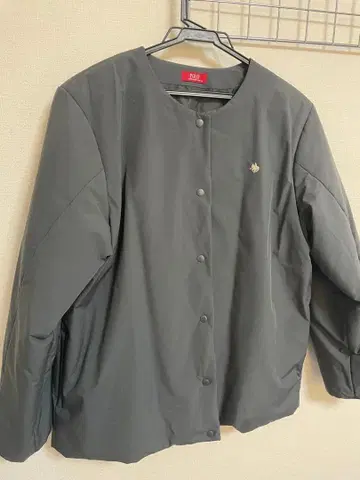 POLO 그레이 노카라 자켓