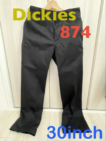 Dickies 874 블랙 워크 팬츠 30inch