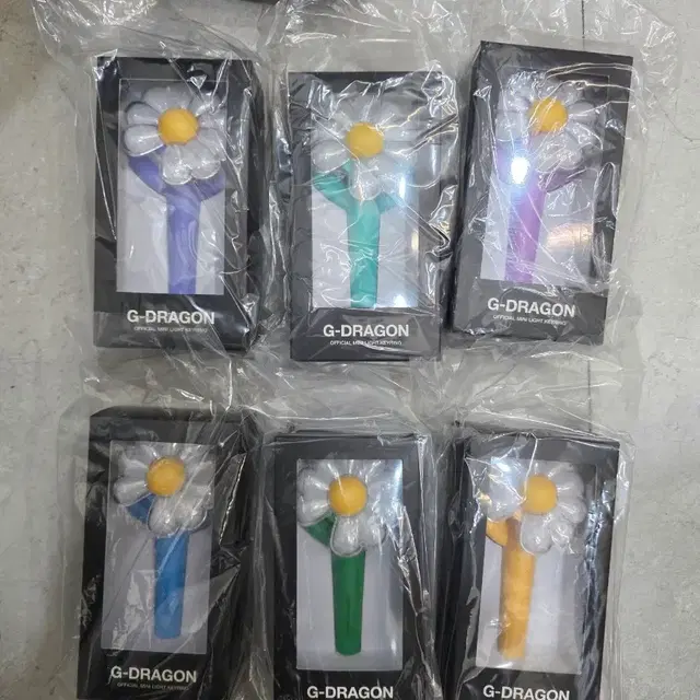 [일괄] 지드래곤 콘서트 미니응원봉 키링 6개 일괄  양도