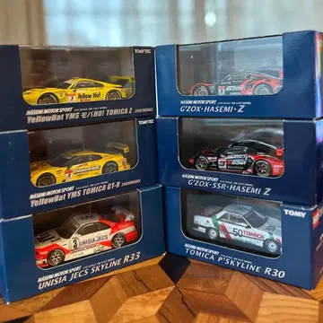 토미텍 미사용 새상품 토미카 에브로 다이캐스트 모델 6대 묶음 판매