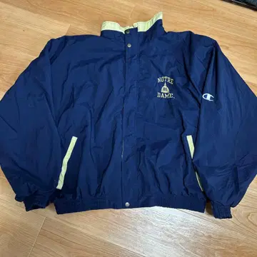 Champion Notre Dame 나일론 자켓 XL