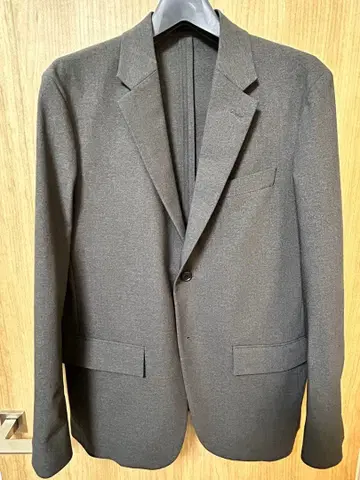 블랙 유니클로 감동 자켓 M 다크 그레이