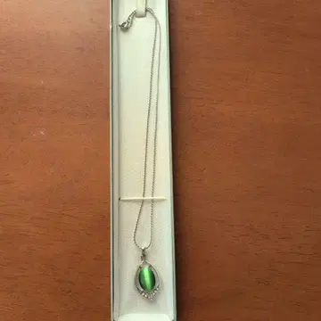 그린 펜던트 목걸이 실버 925