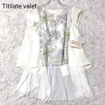 티티 레토 바렛 블라우스 38 아이보리 성숙 캐주얼 택 포함